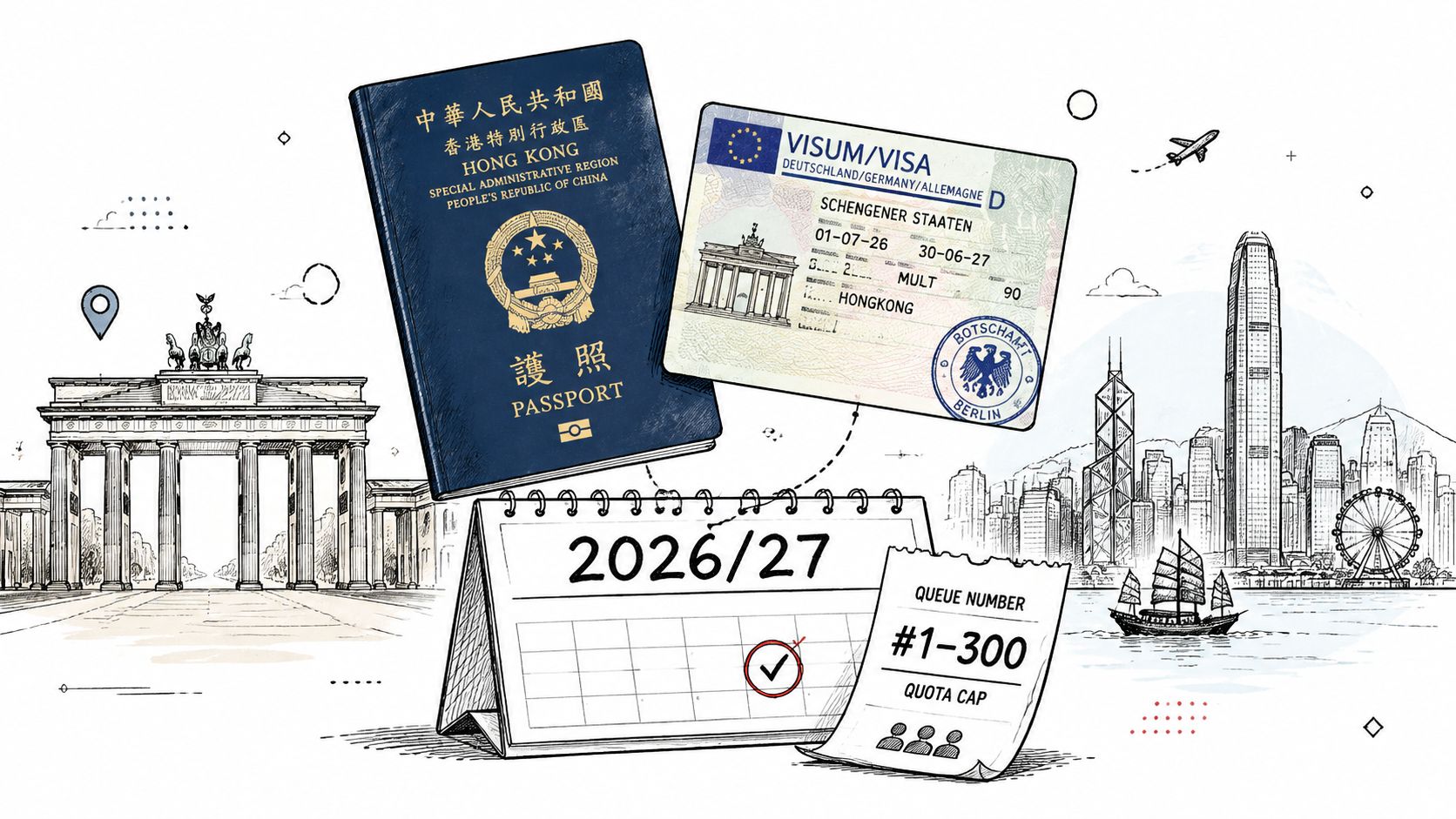 Germany Working Holiday Visa for Hong Kongers 2026/27: Quota