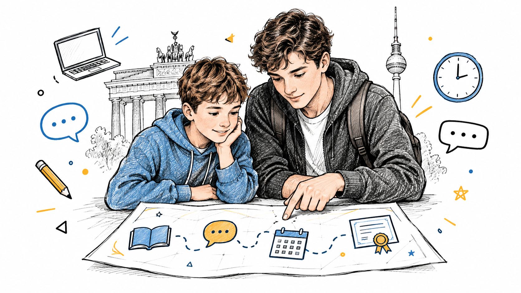 Beginner German for Teens: A Starter Roadmap for Ages 12-18