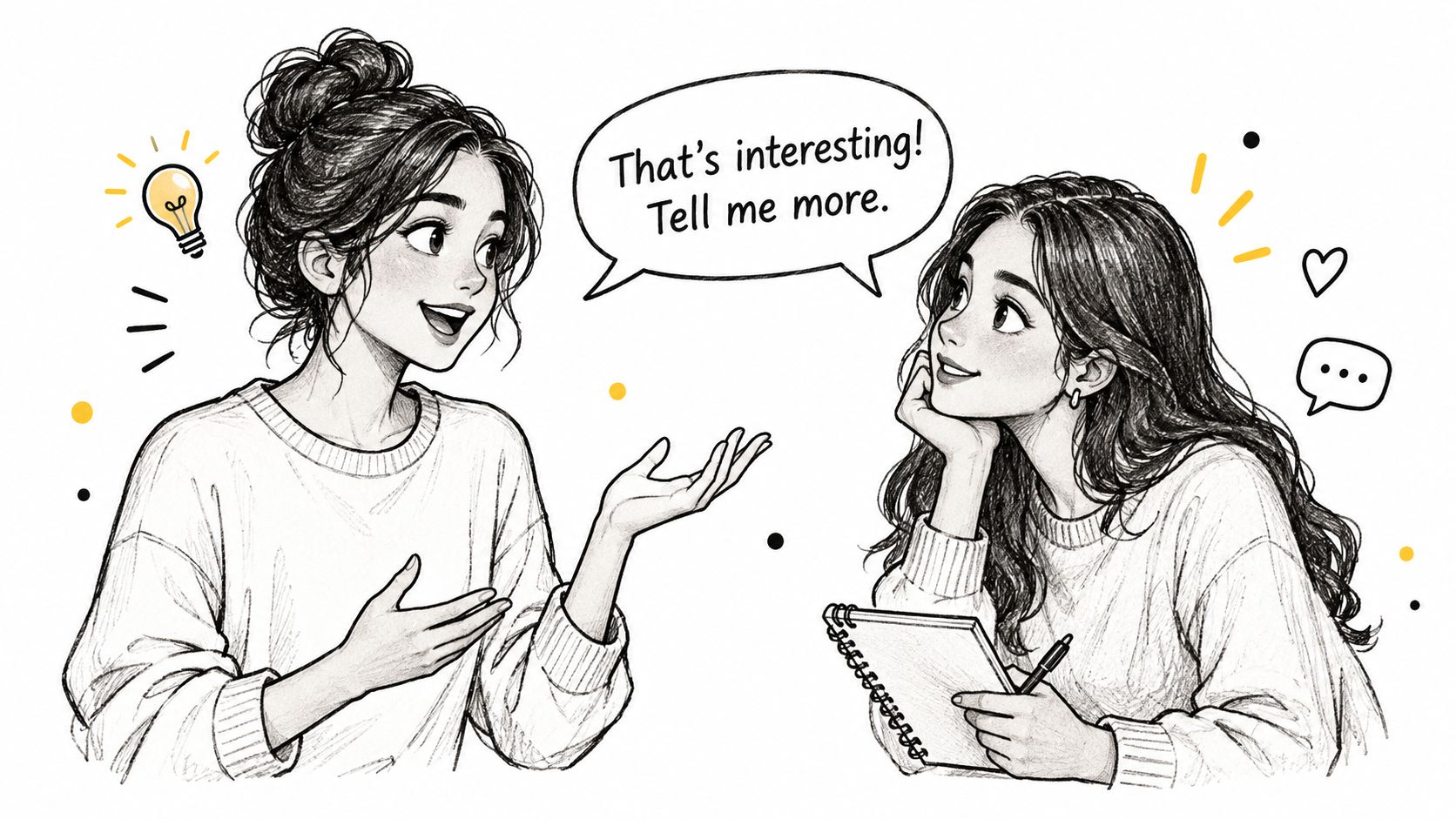 German lessons Hong Kong, two young women having an engaging conversation