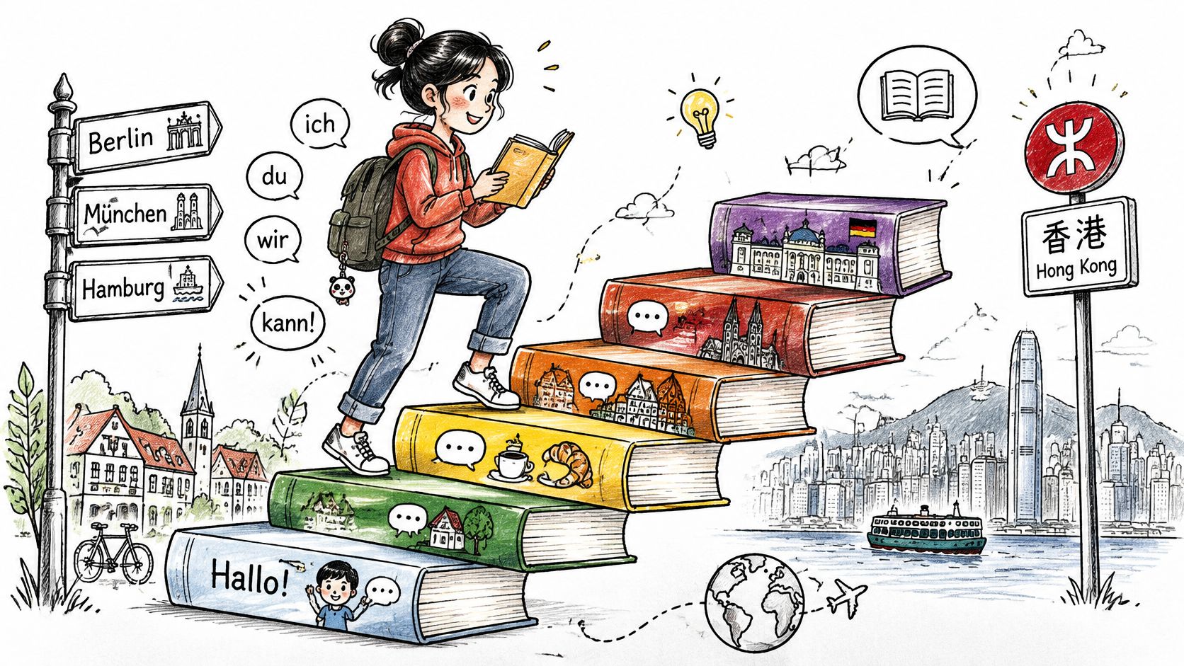 German Reading for Beginners: Graded Readers by CEFR Level