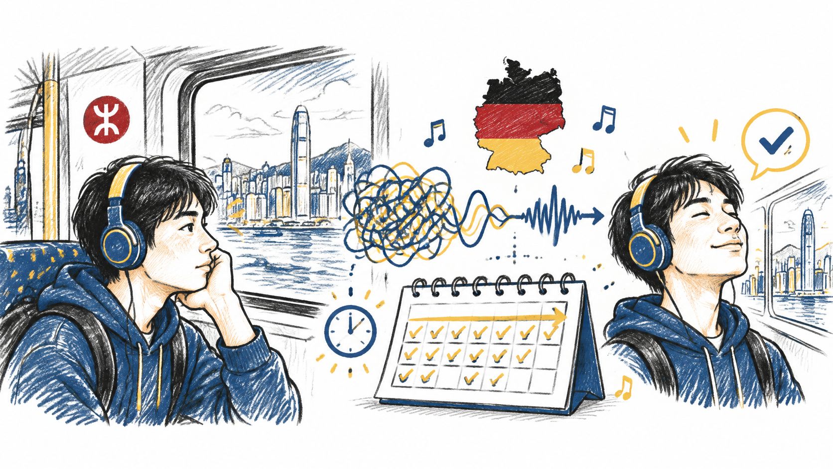 German Listening Practice: A 90-Day Plan from Confused to Confident