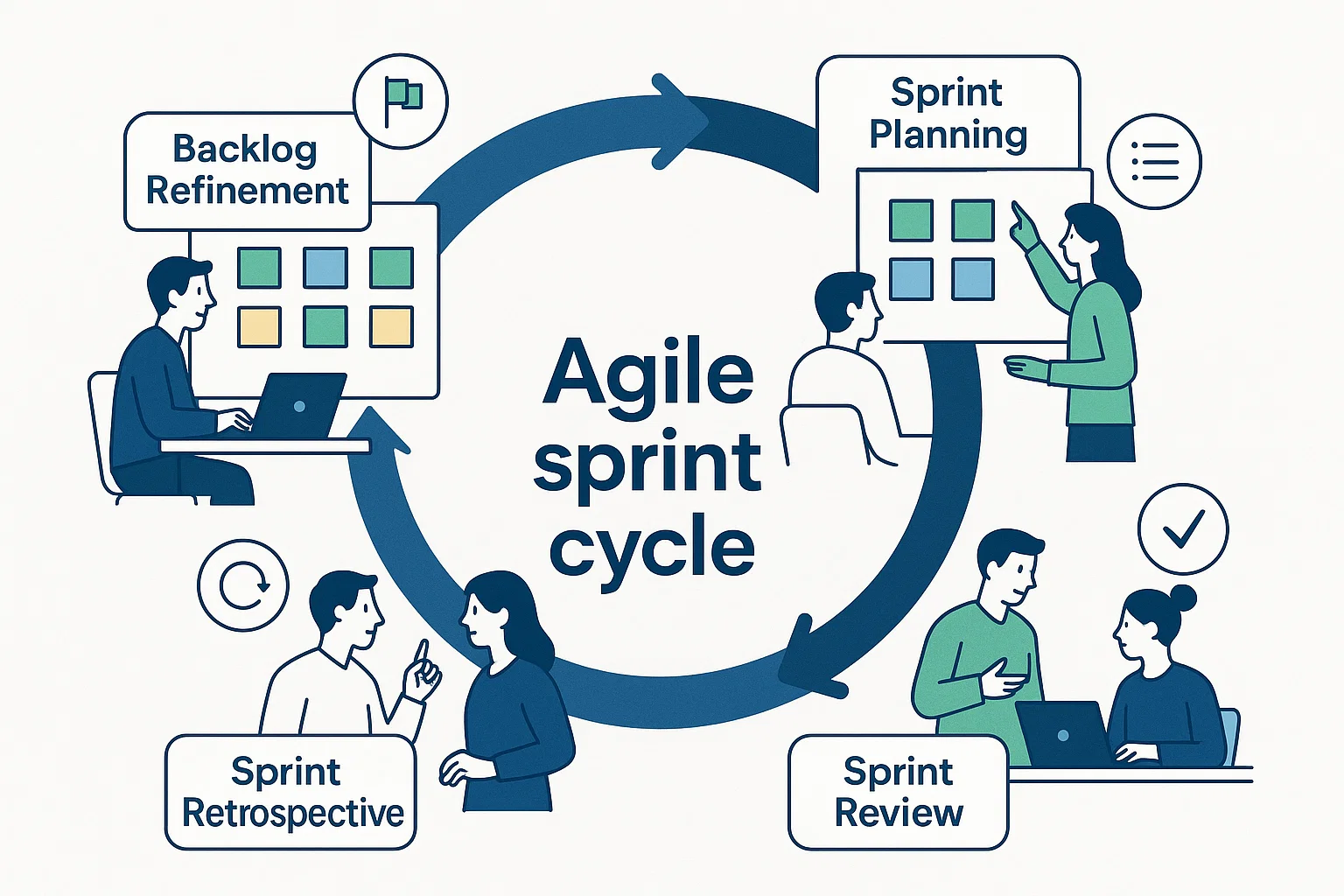 Behind the scenes look at how fjorge runs agile sprints