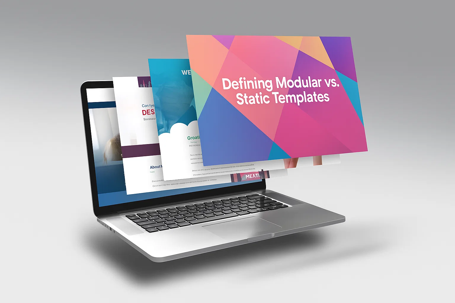 Modular vs static website template comparison