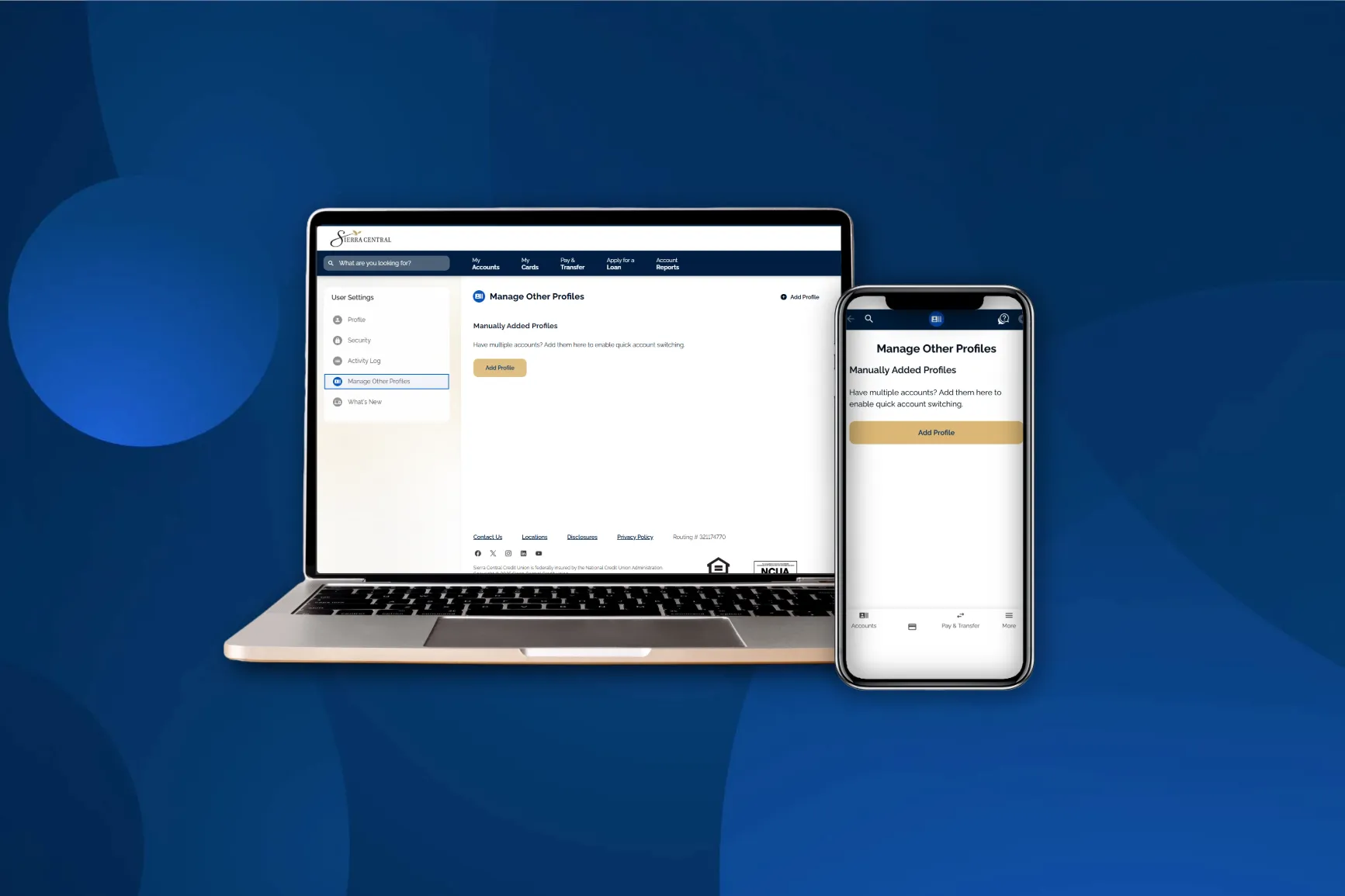 Manage Other Profiles