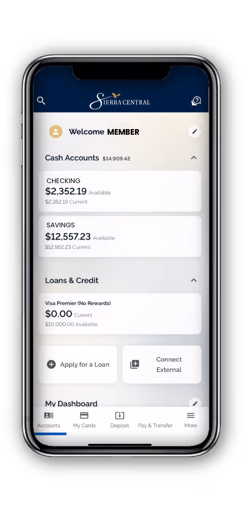 Credit Union Digital App