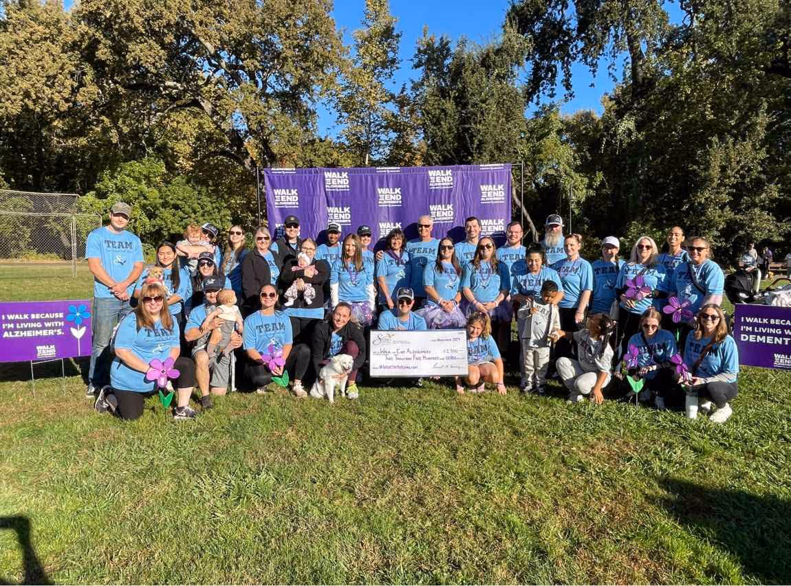 #WorthyWednesday donation to Walk to End Alzheimer's Northern California.