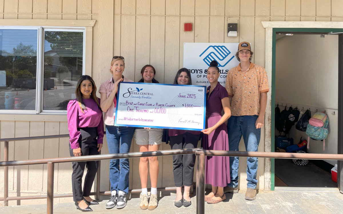 #WorthyWednesday donation to Boys & Girls Club of Placer County
