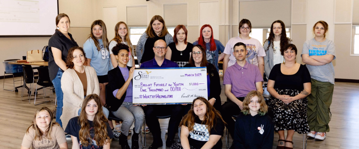 #WorthyWednesday donation to Bright Futures for Youth.