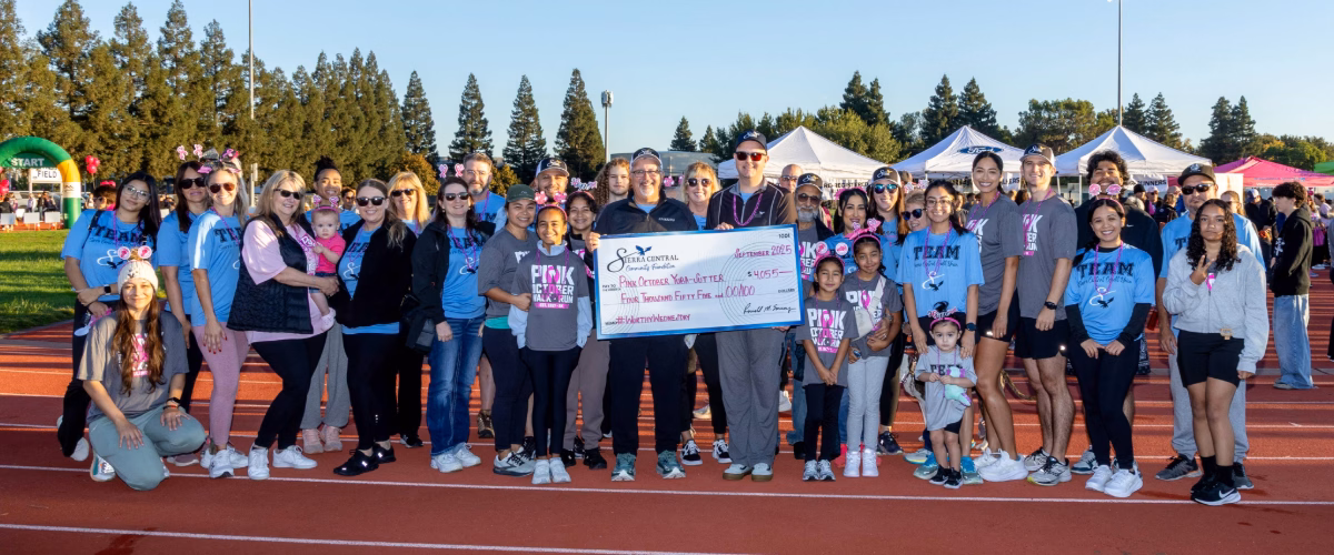 #WorthyWednesday donation to Yuba City Pink October.