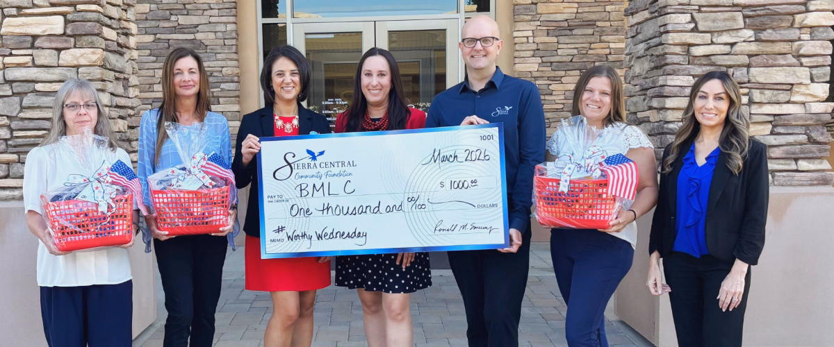 #WorthyWednesday donation to Beale Military Liaison Council.