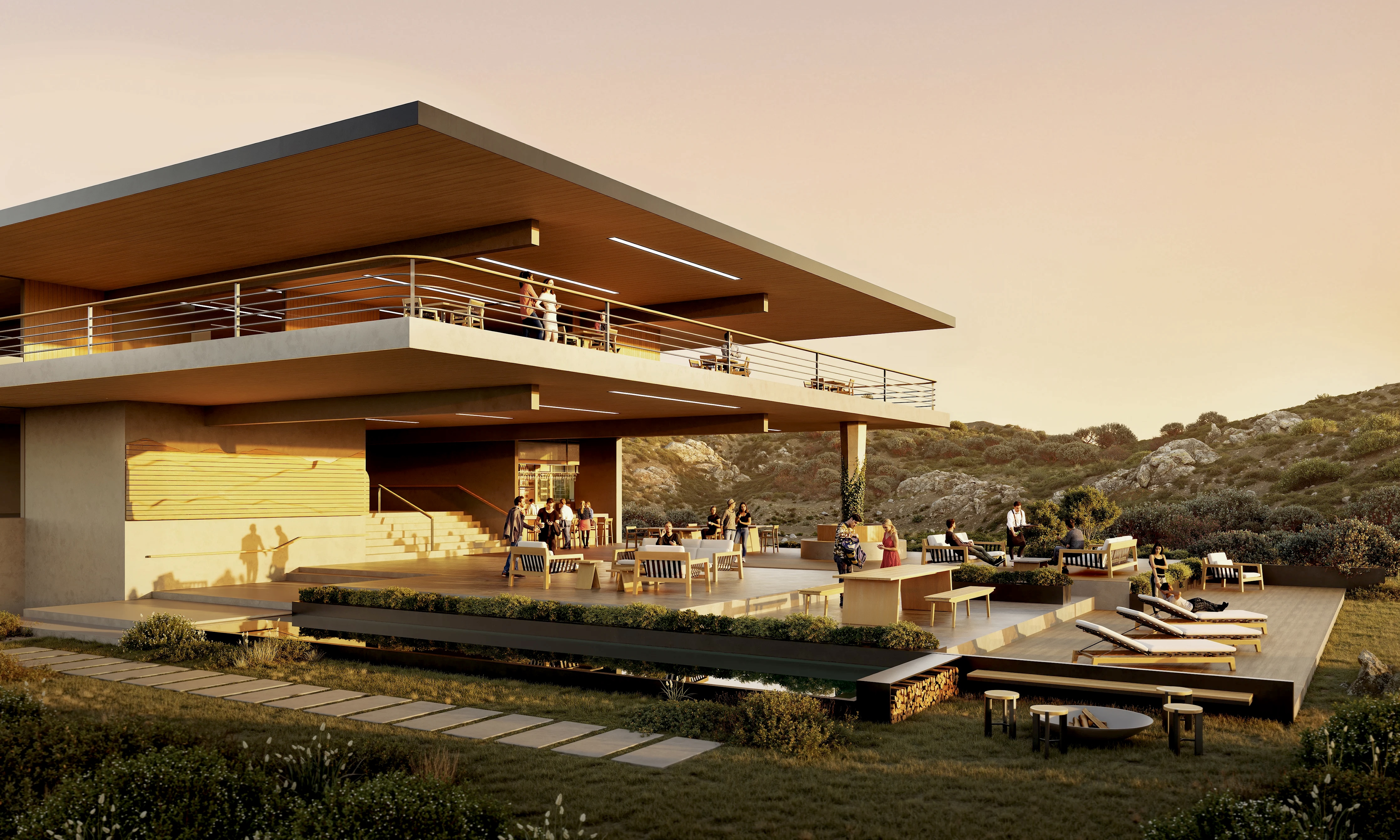 winery render