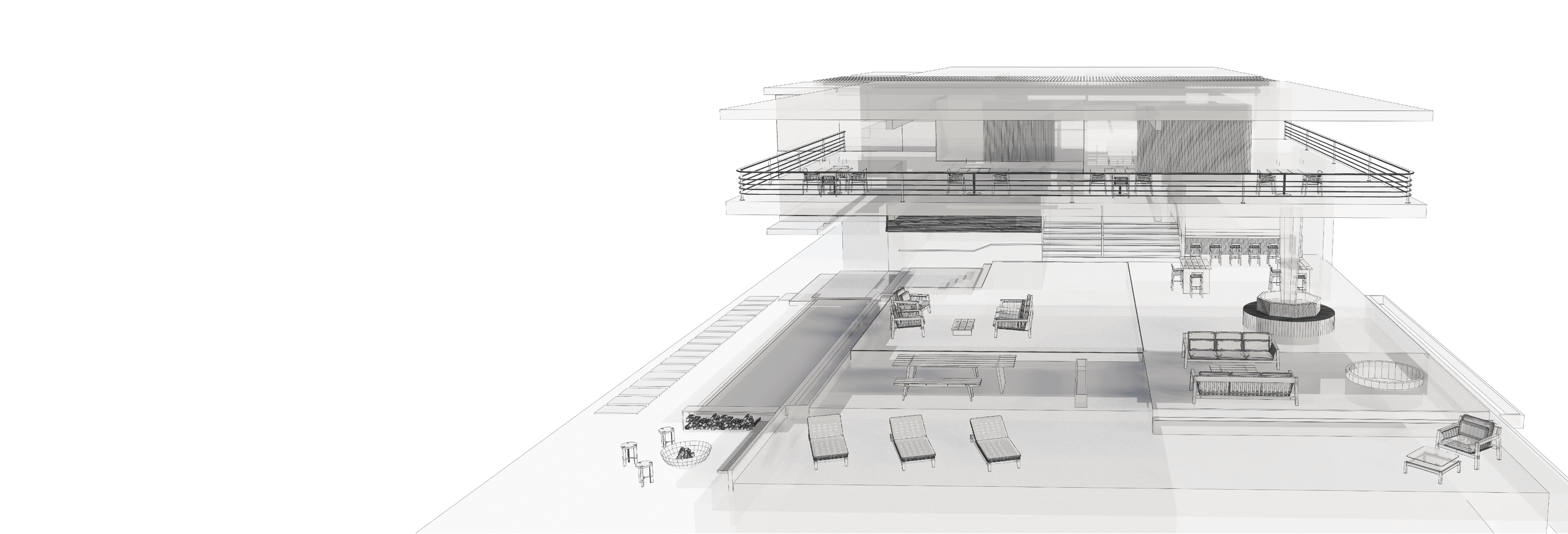 winery line drawing