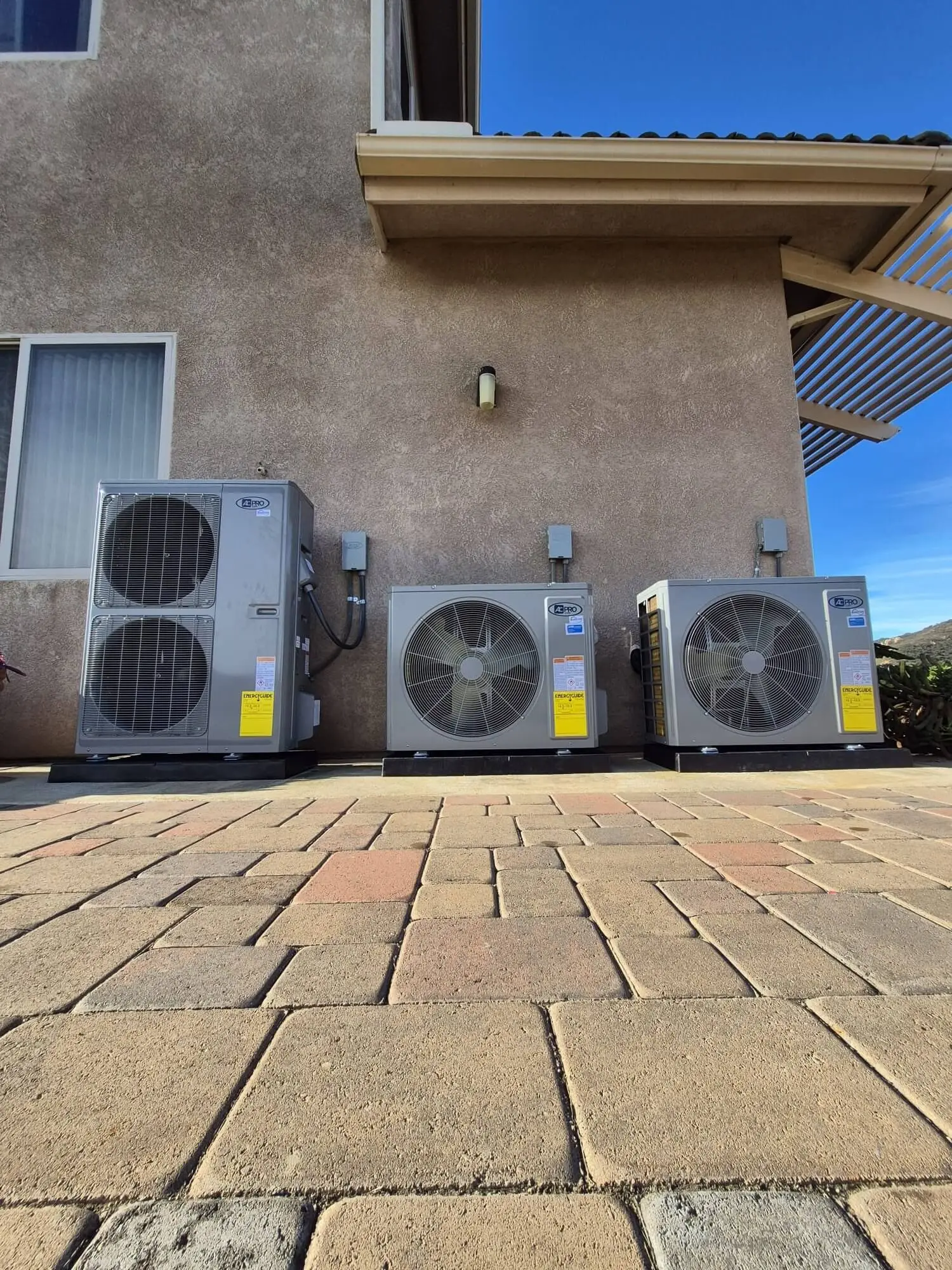 air conditioners after undergoing maintenance