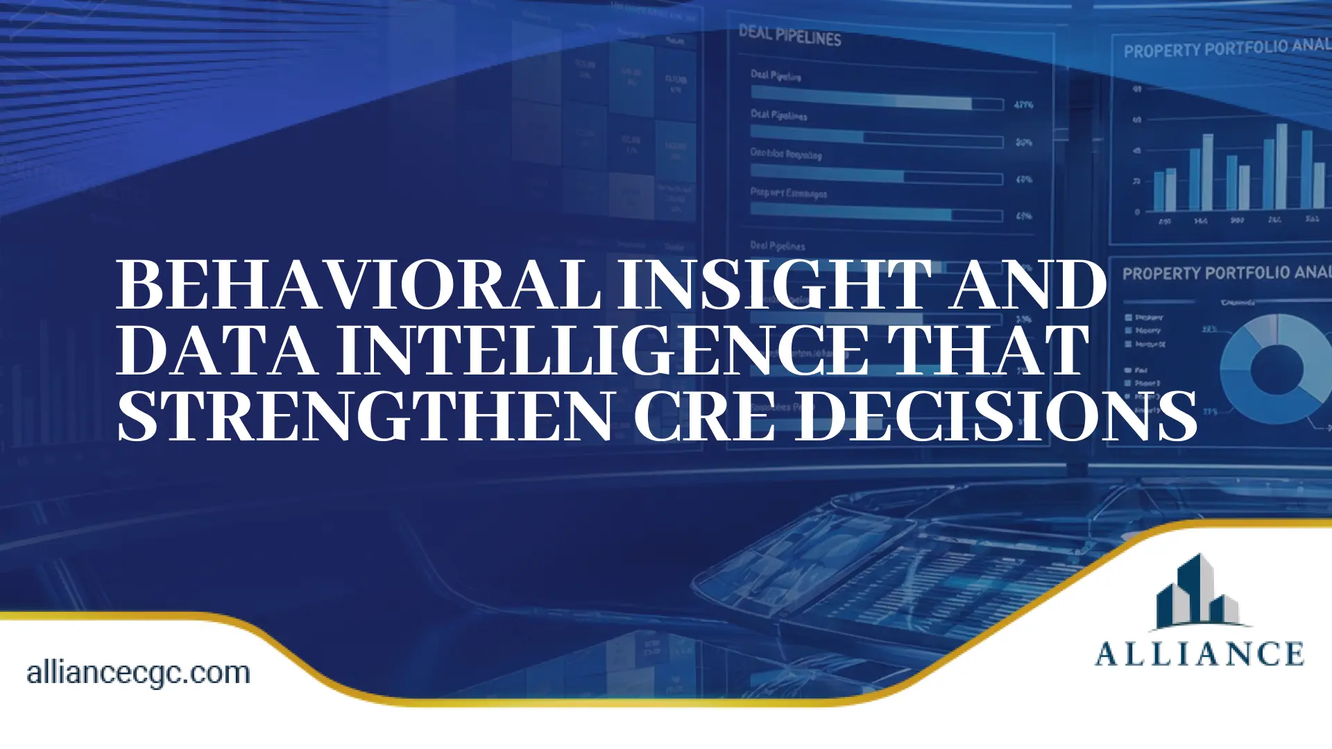 Digital dashboards with charts and analytics supporting data-driven investing