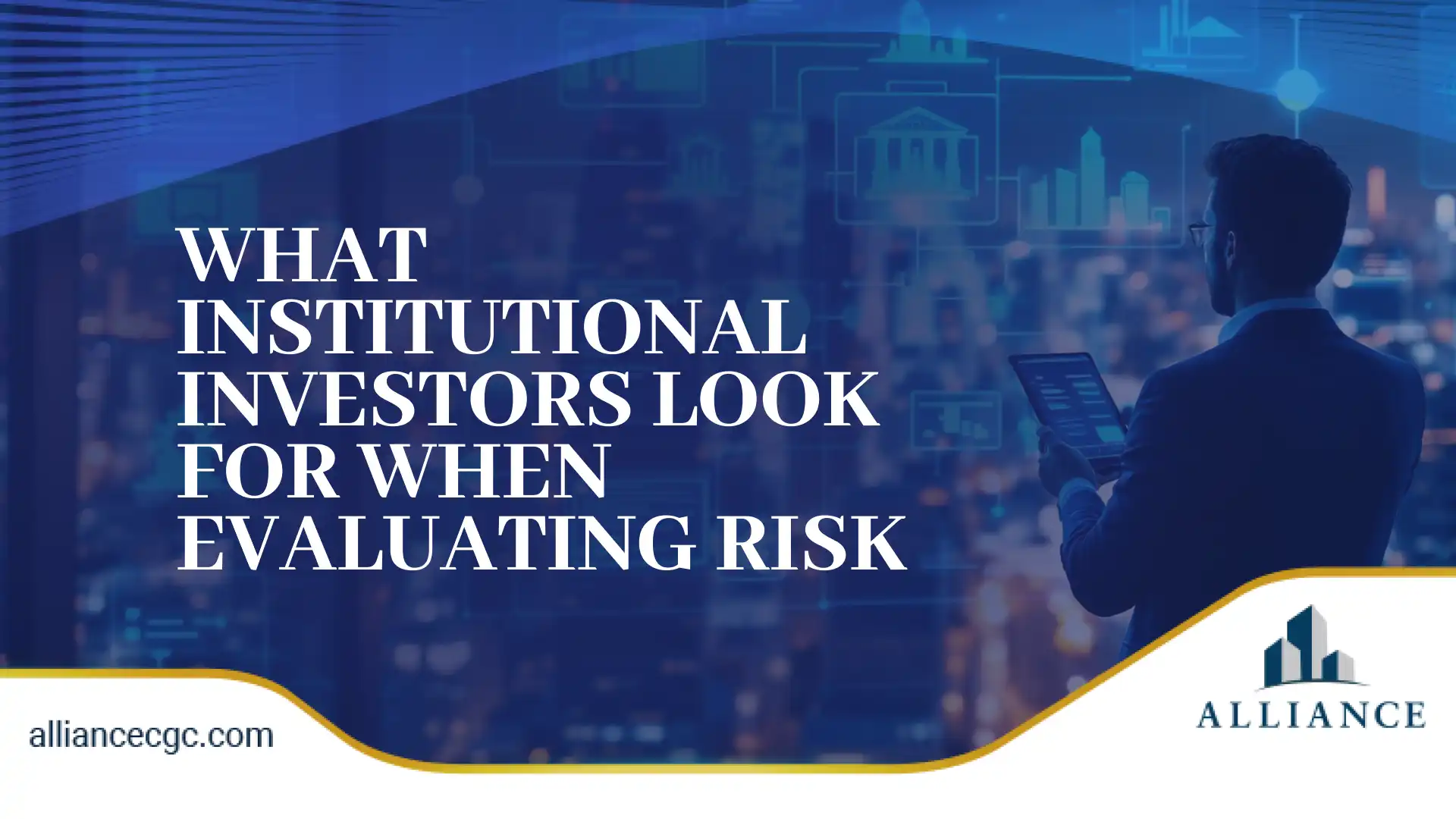 Professional analyzing data, representing institutional investors evaluating risk.