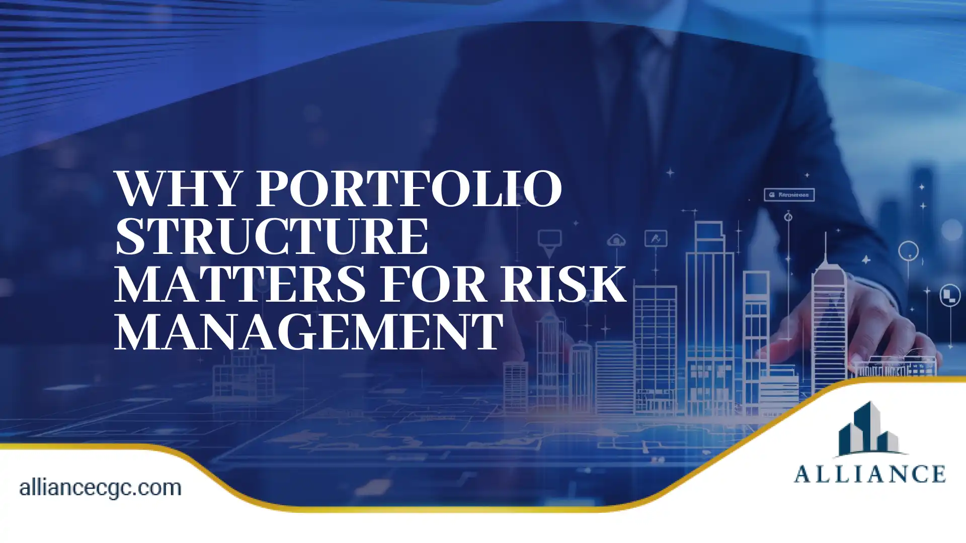 Professional analyzing data with a focus on portfolio structure and commercial real estate risks.