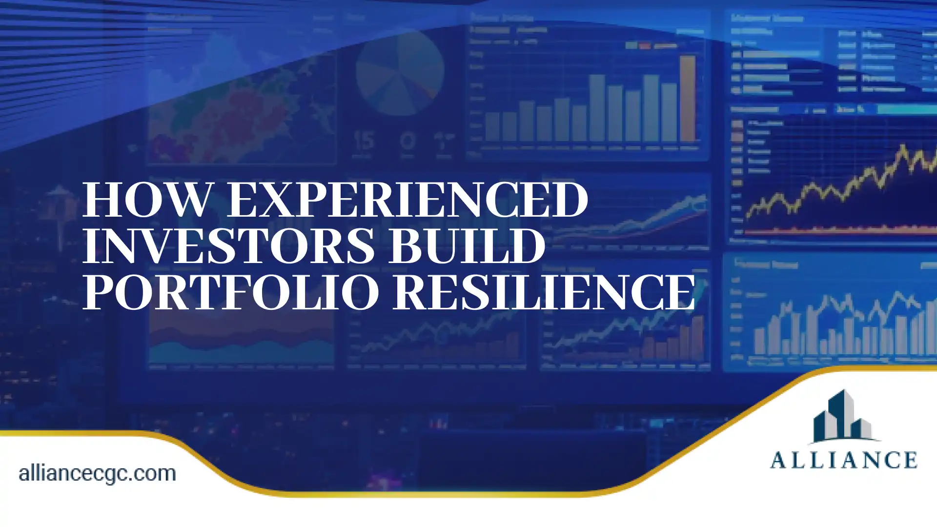 Financial graphs illustrating how experienced investors build portfolio resilience in real estate.