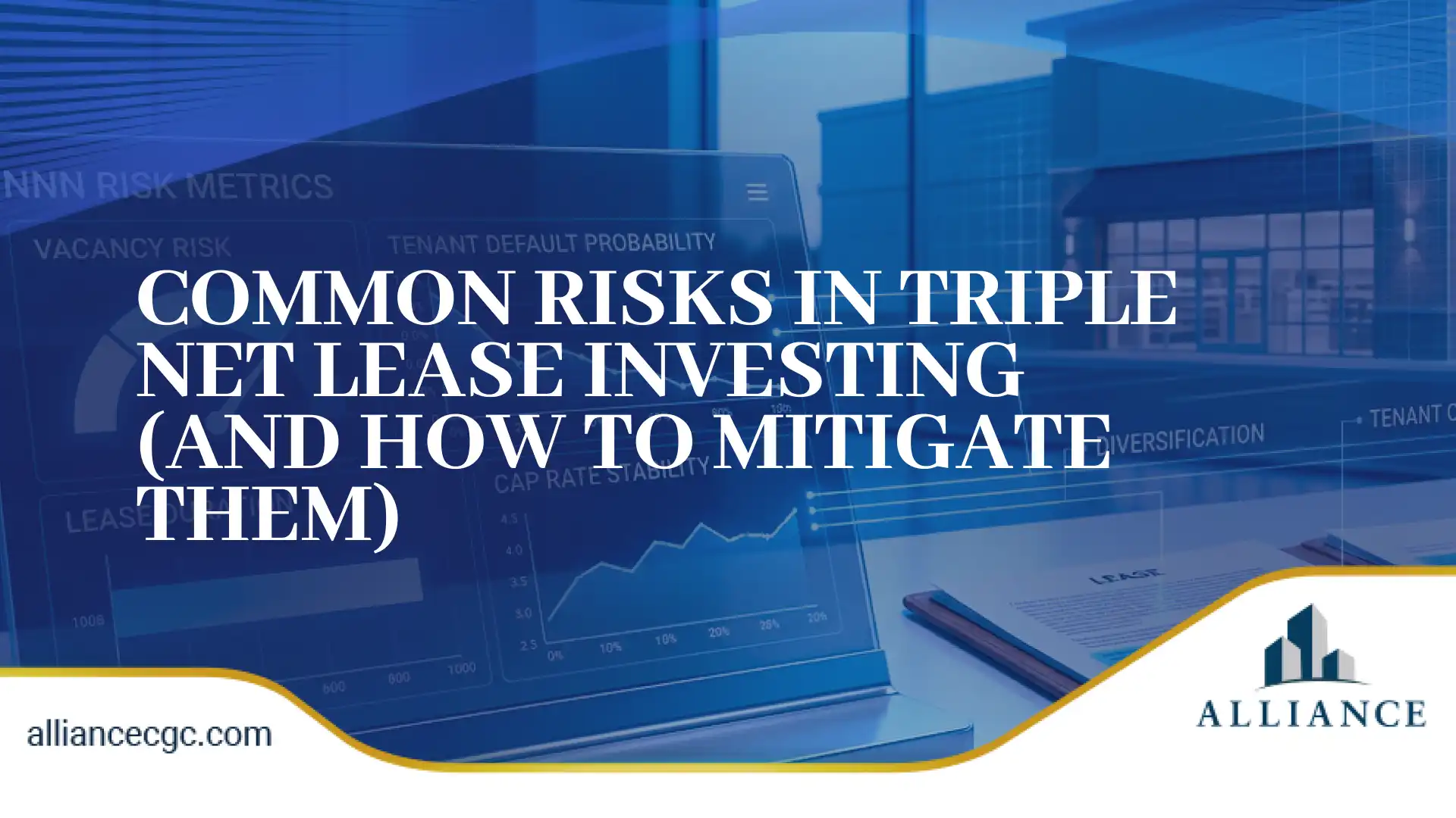  Metrics & graphs illustrating common risks in triple net lease investing and mitigation strategies