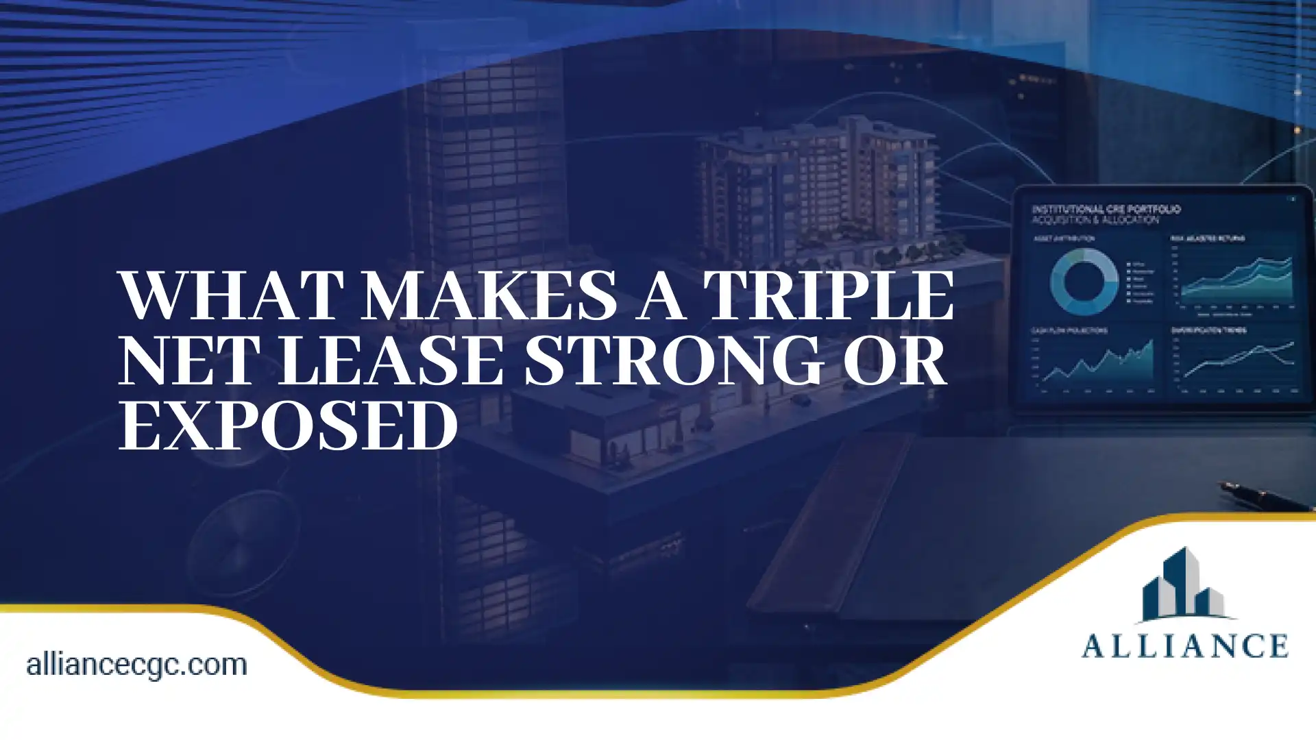 Commercial real estate graphic on triple net lease risk