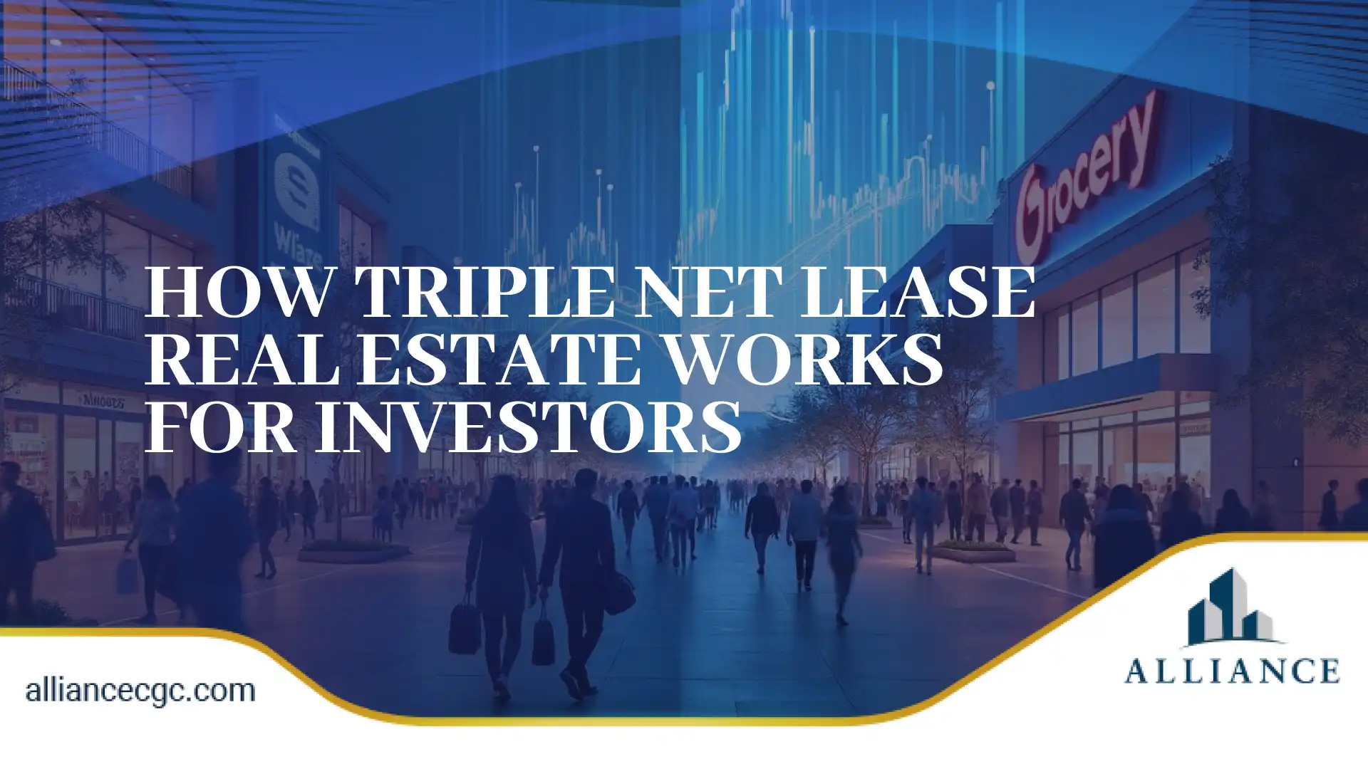 Triple net lease retail property investment with commercial tenants and investors