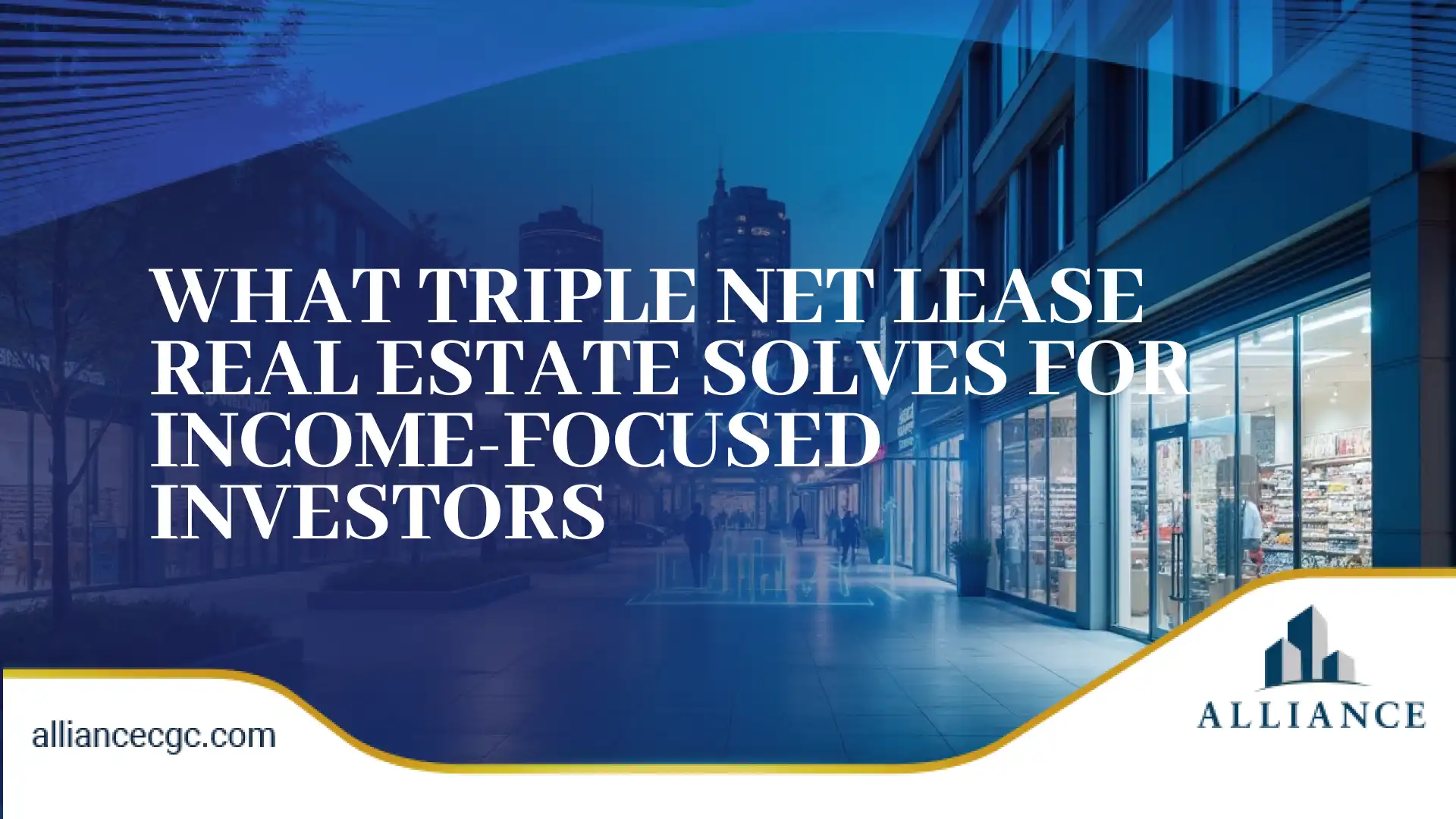 Triple net lease retail property highlighting passive income real estate investing