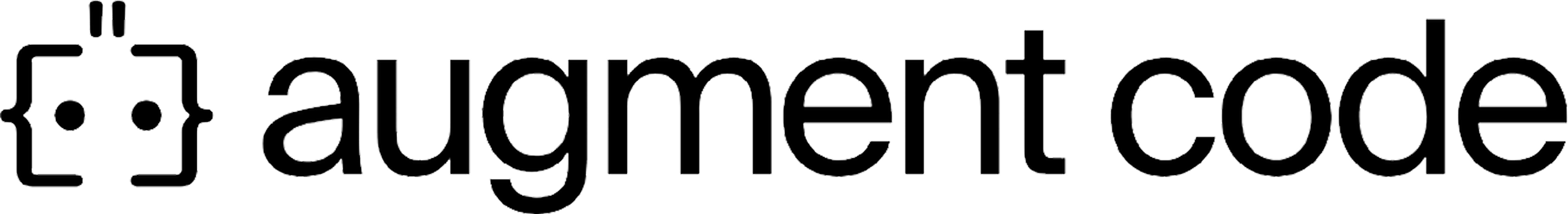 Augment Code logo featuring a stylized bracket and dot symbol followed by the text 'augment code'.
