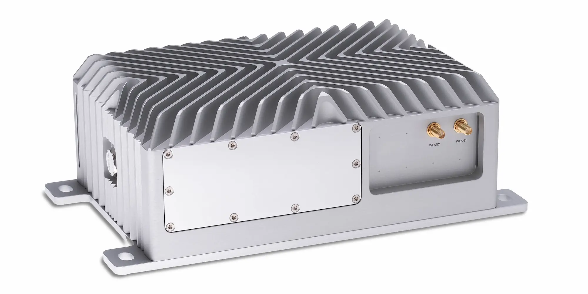 Ruggedized Edge AI Inference System based on NVIDIA Jetson AGX Orin. With IP69 aluminium housing, M12 connectors
