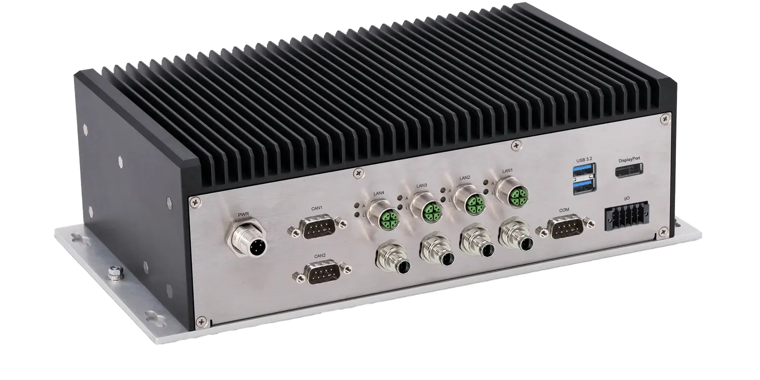 Raptor Lake based Embedded Computer by mobile computing specialist Syslogic 3/4 view