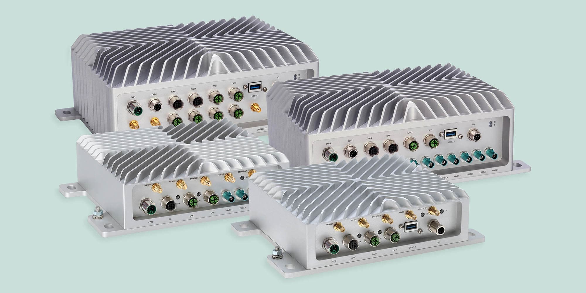 Four Rugged Computers by Embedded Specialist Syslogic