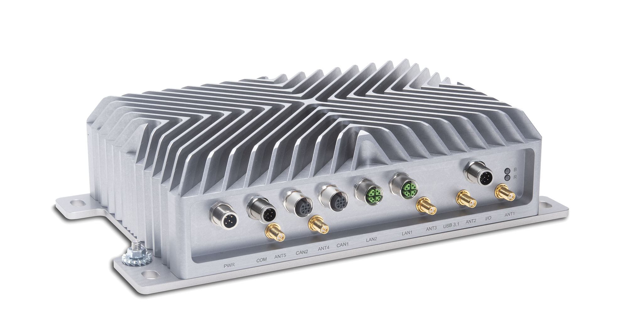 Rugged Computer by Syslogic, Aluminium housing, IP67, M12 connectors