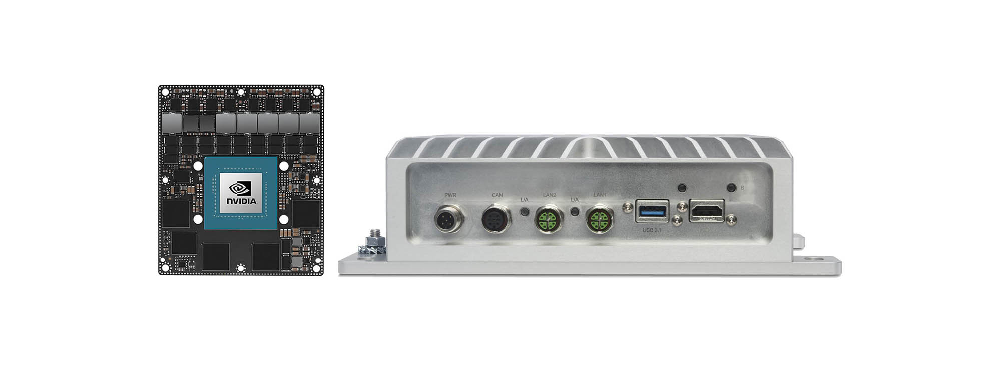 NVIDIA Jetson SoM (System on Module) and a Syslogic Rugged Computer