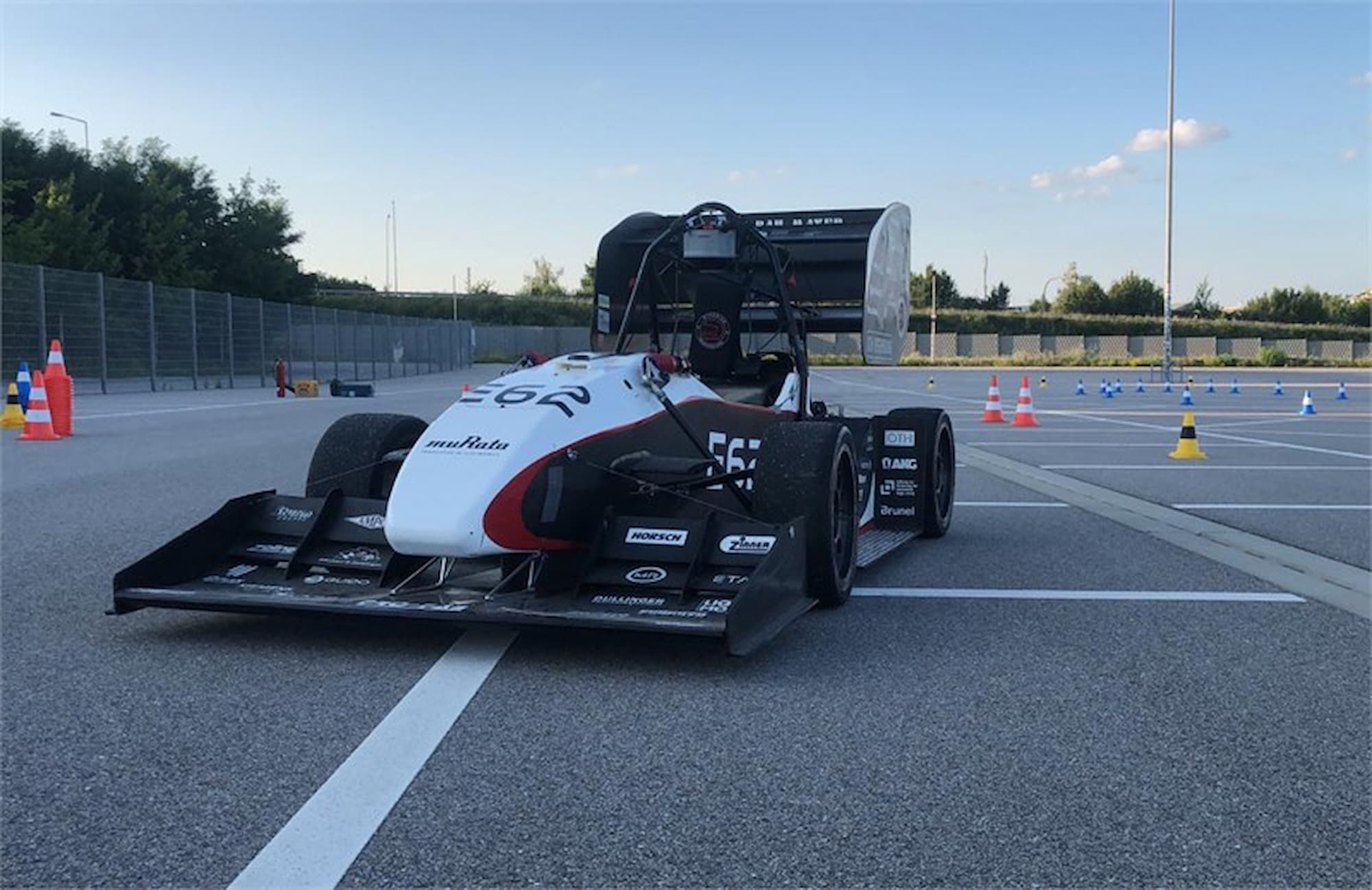 Autonomous race car by OTH Regensburg Dynamics e.V. team