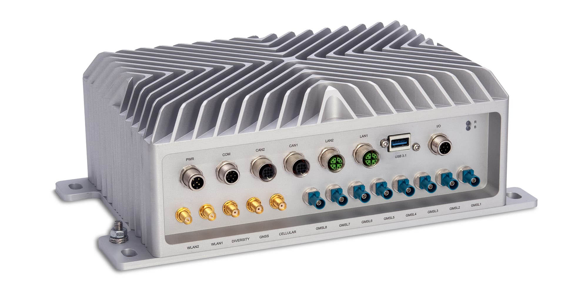 Ruggedized Embedded Computer with aluminum housing