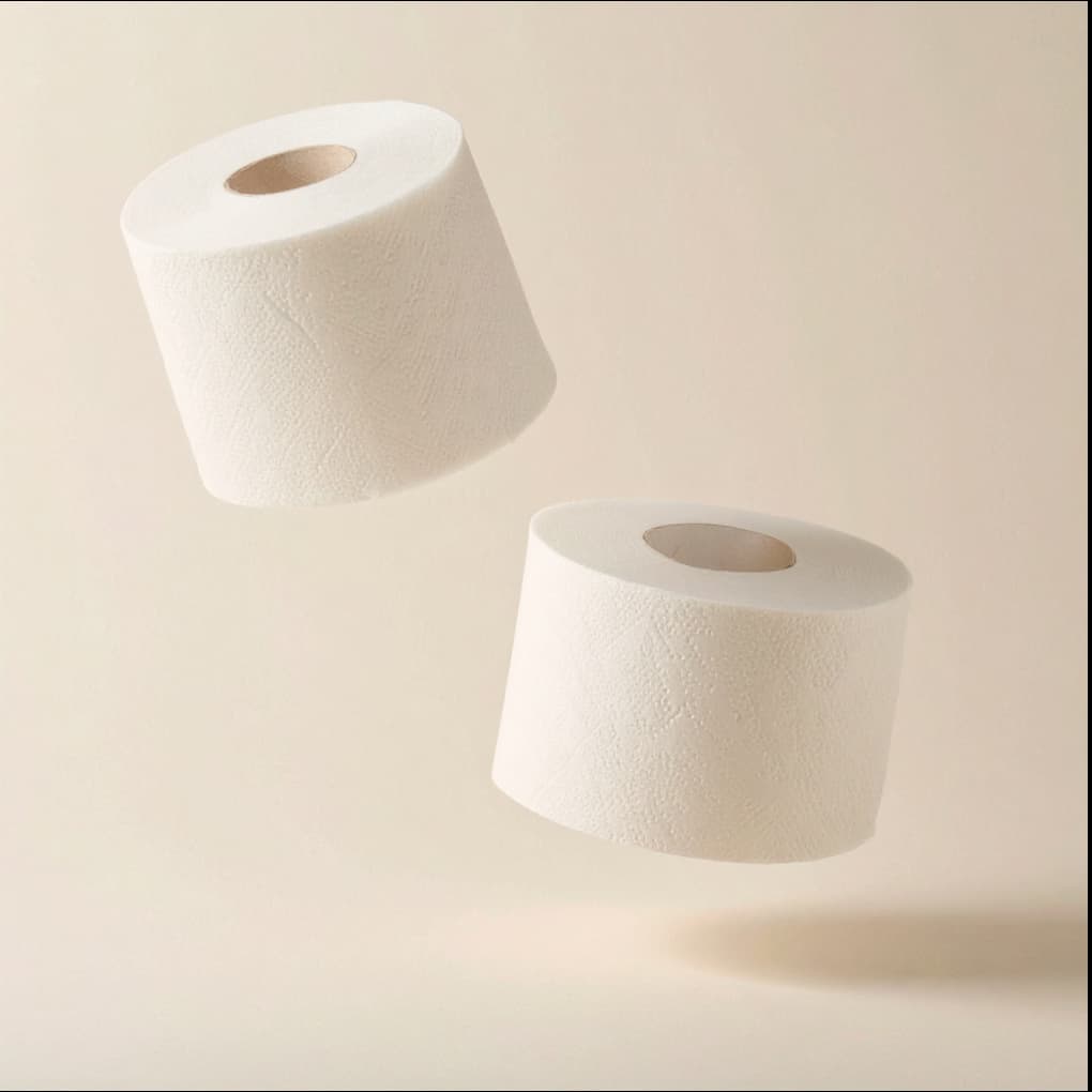 2 toilet rolls