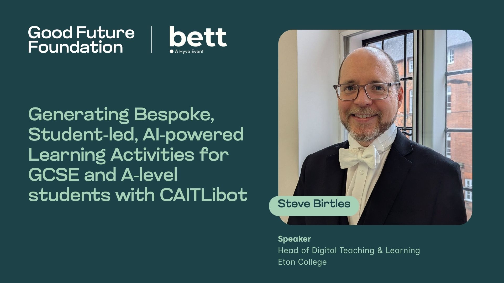 Generating Bespoke, Student-led, AI-powered Learning Activities for GCSE and A-level students with CAITLibot