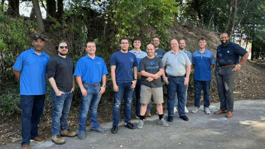 Everound team members standing outside