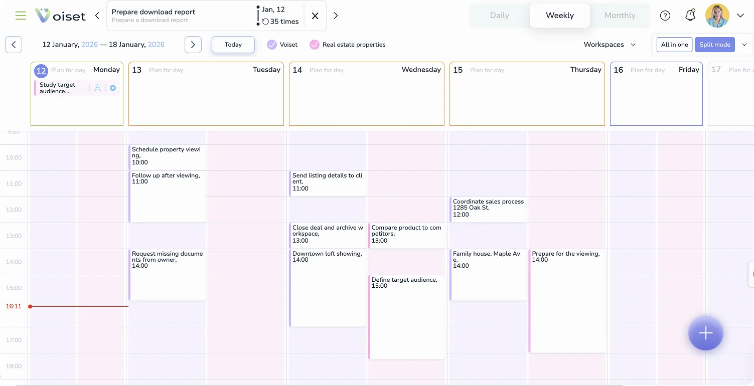 AI calendar