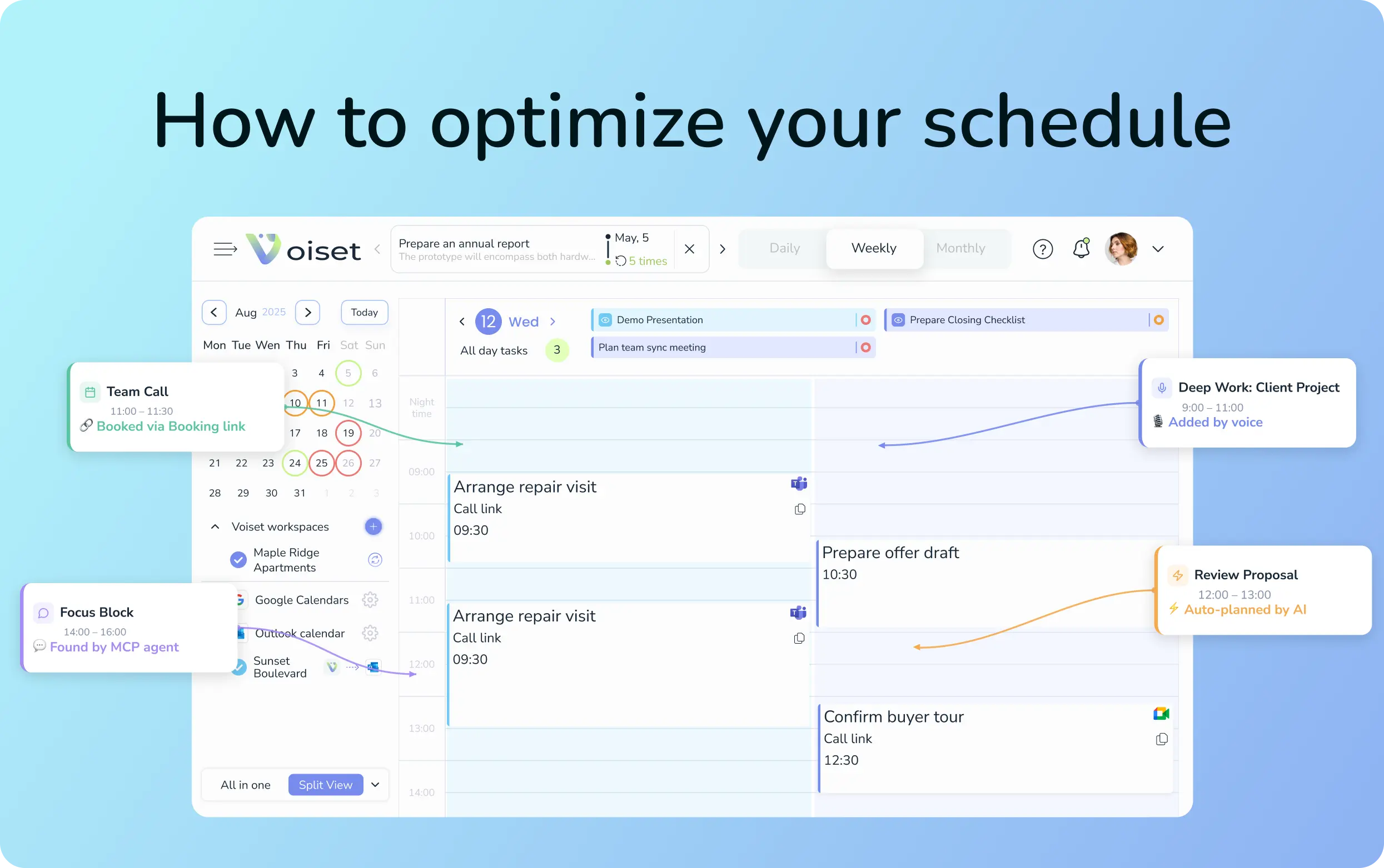 Workflow organisation for ADHD 