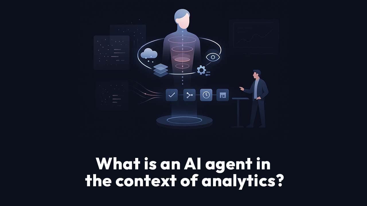 What is an AI agent in the context of analytics?