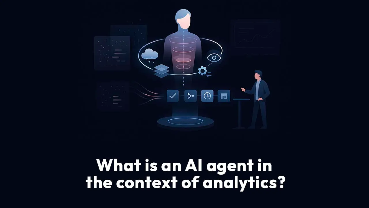 What is an AI agent in the context of analytics?