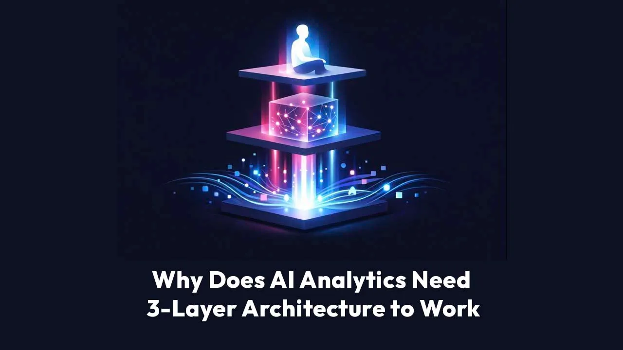 Why Does AI Analytics Need Three Layer Architecture to Actually Work?