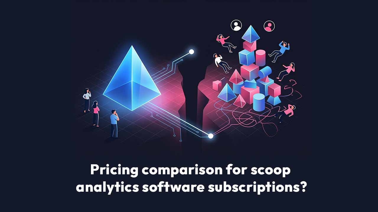 Pricing comparison for scoop analytics software subscriptions?