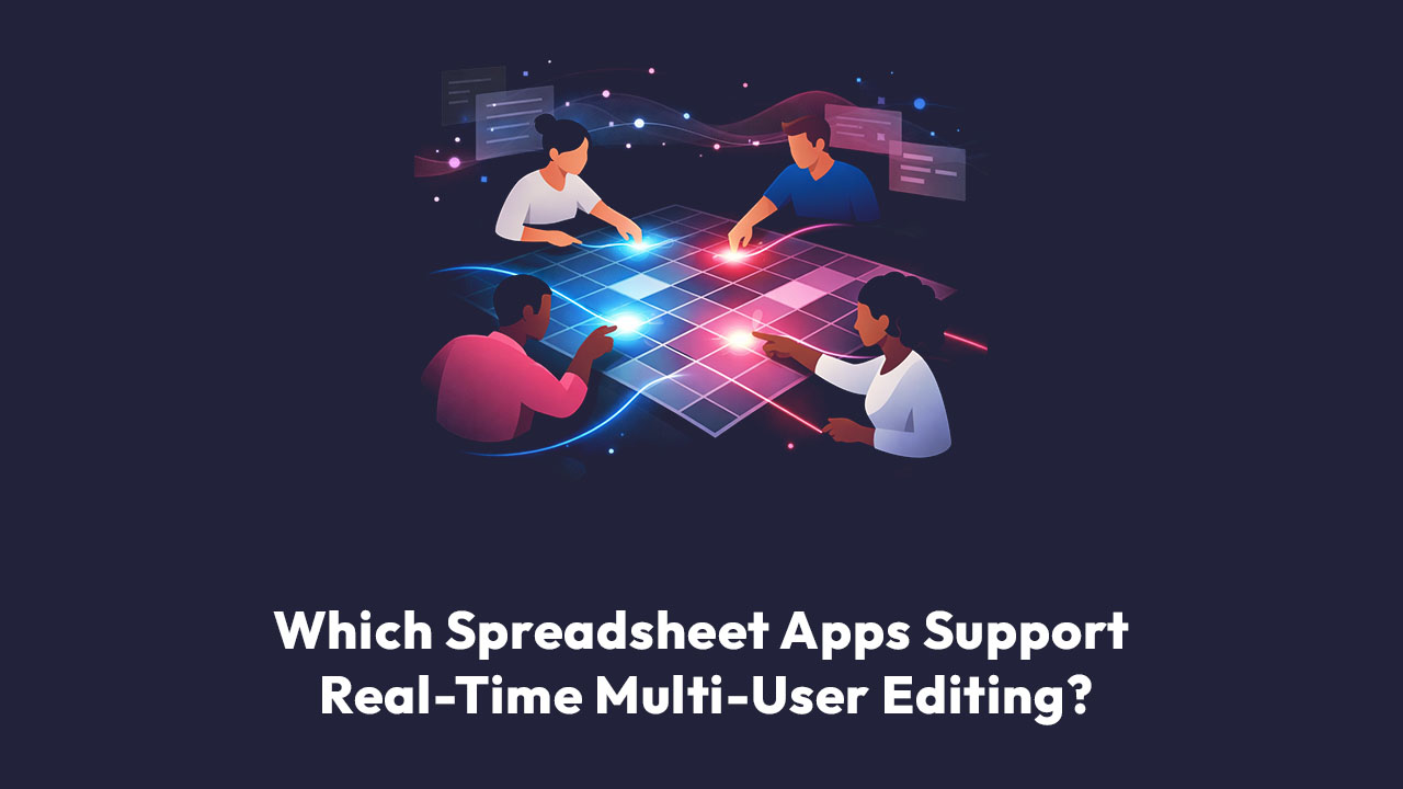 Which Spreadsheet Apps Support Real-Time Multi-User Editing?
