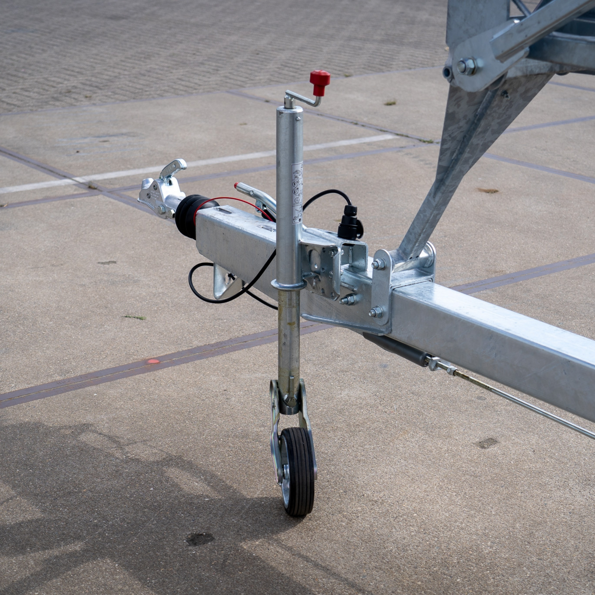 Dissel van het aanhangeronderstel van de Giraffe 350.15-M