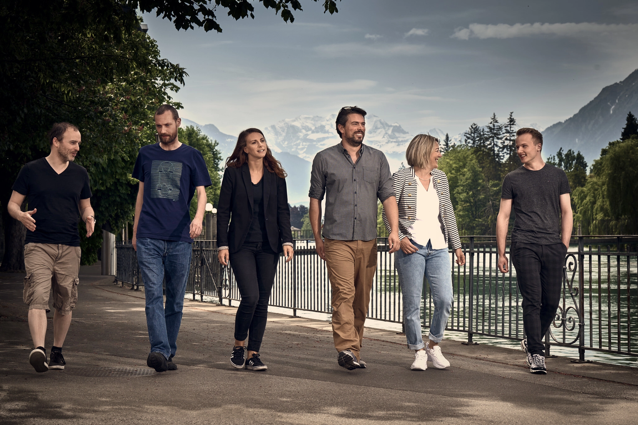 Comvation Teamfoto im Freien, Teamfotografie 2.0