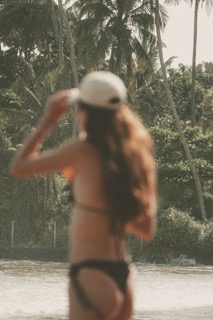 Girl at the Jungle Villa