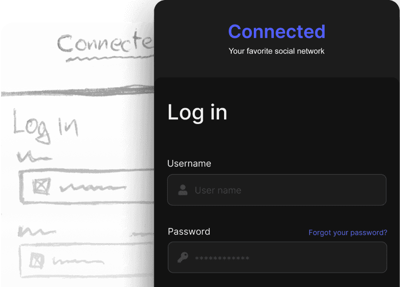 Uizard interface for the wireframe scanner