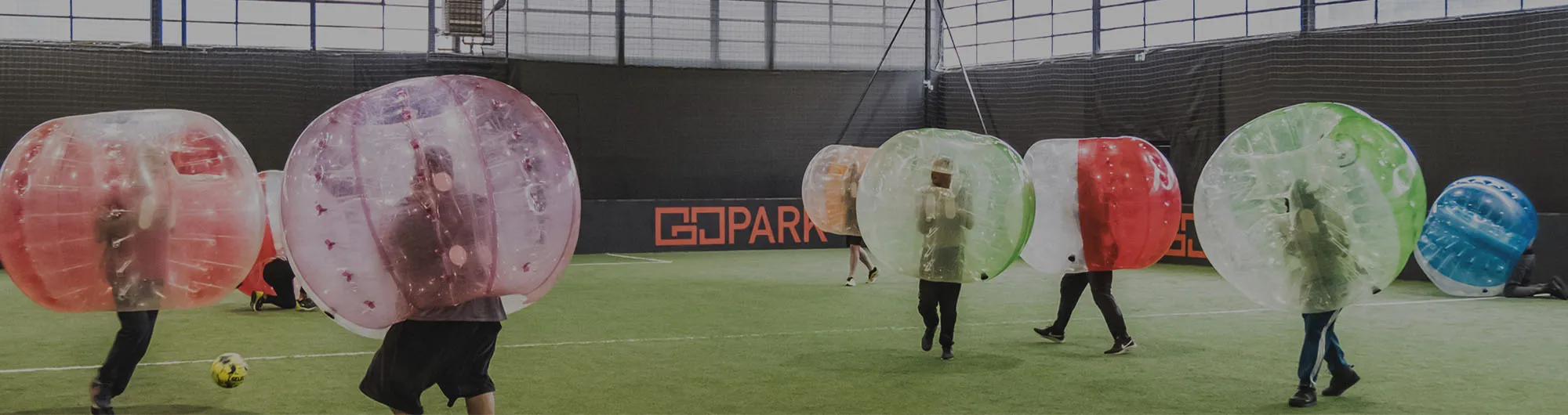 Partie de bubble foot 