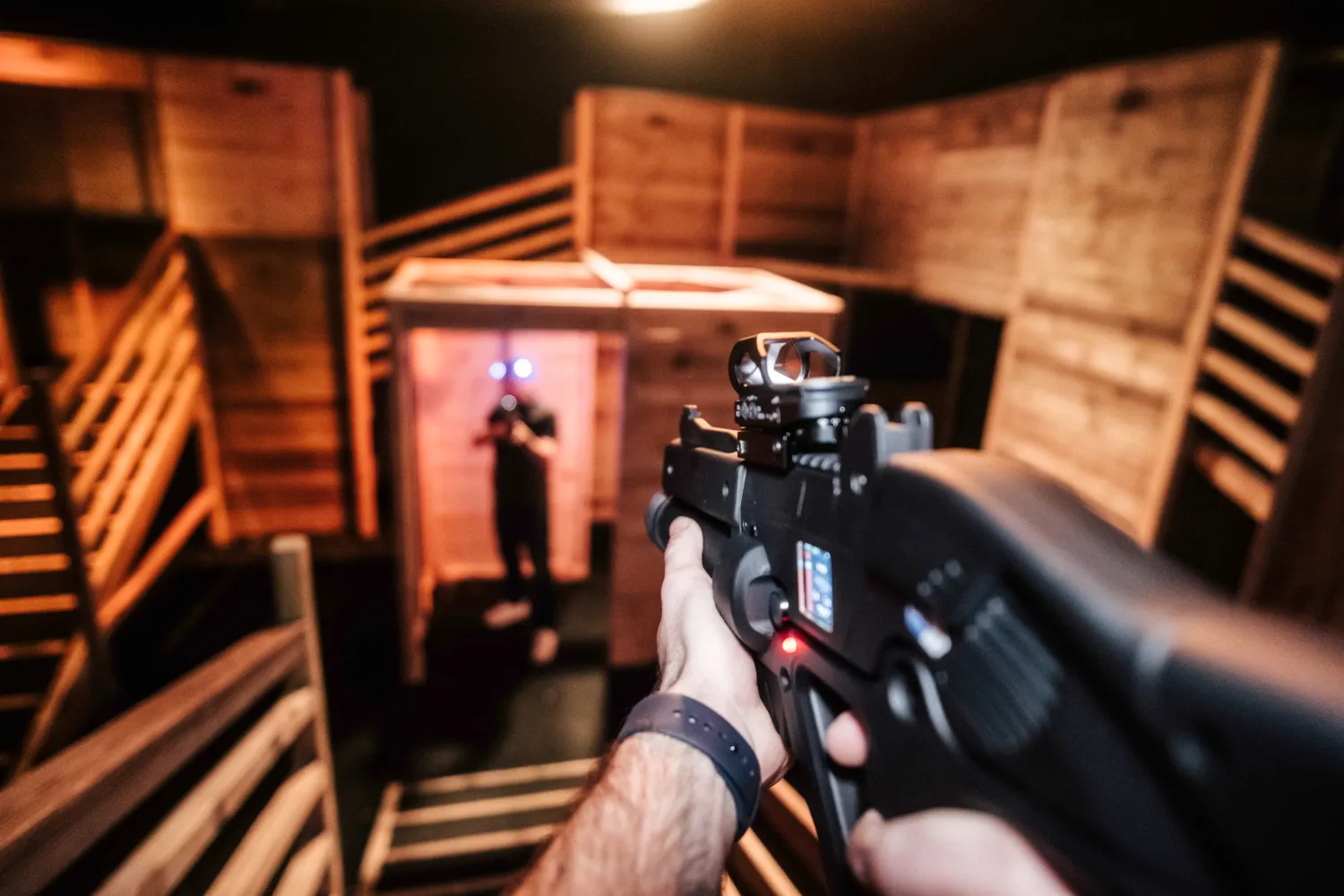 Laser game immersion dans une partie