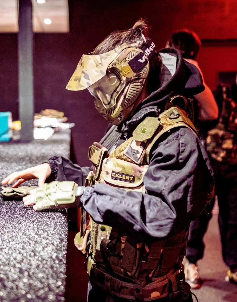 Paintball intérieur joueur
